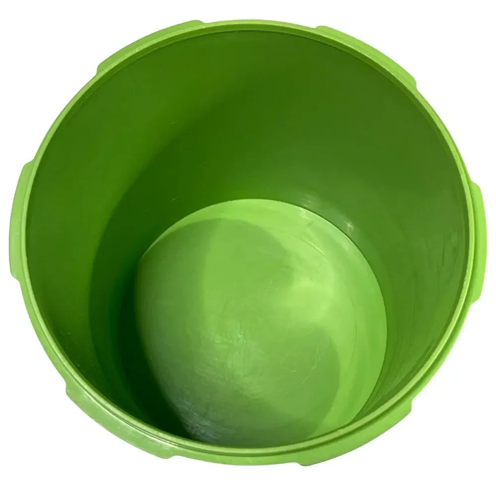 Vintage Tupperware Servalier Maxi Canister #809-13 Green w/ Sunburst Lid